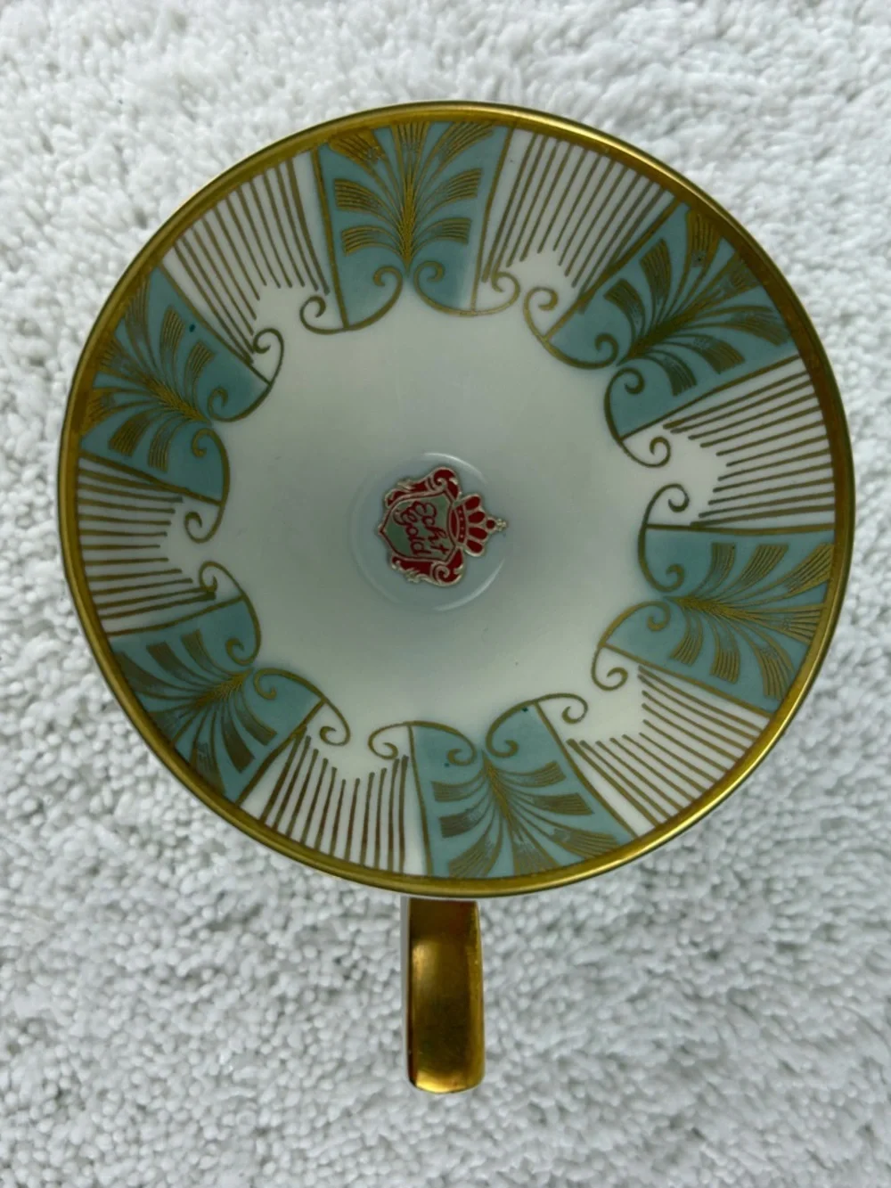 Vintage Alka Kunst Bavaria Porcelain Tea Cup/Saucer/Salad Plate Set